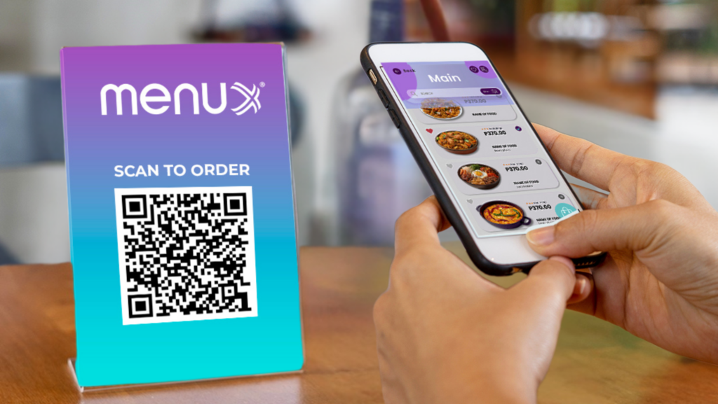 genieX's self-service solutions menuX QR table ordering